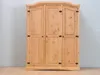 3Trg Massiv Kiefer Mexico Kleiderschrank "New Mexiko" Produktbild-Vorschau 9
