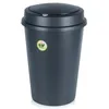 Vilde | Poubelle 47 l - Noir - Pratique - Avec clapet - Voir les images du produit 1