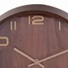 Braun Nachahmung Holz Wanduhr rund 30,5 cm Produktbild-Vorschau 10