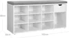 CALICOSY - Banc de rangement chaussures blanc 10 niches 1 Voir les images du produit 16
