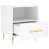 vidaXL Stolik nocny biały 40x35x47,5 cm materiał Podgląd zdjęcia produktu 3
