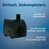 Wasserspiel-Pumpe 12 V – 750 L/H | nur 11 Watt | 7m Kabel | Produktbild-Vorschau 3