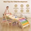 Pikler Kletterdreieck-Set mit Kissen, 8-in-1 Produktbild-Vorschau 2