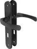 ADGO® Maniglia per porta 90 mm Inserto per serratura nero Anteprima dell’immagine prodotto 3