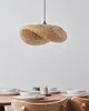 BELIANI Závěsná lampa přírodní světlé bambus pletené Náhled obrázku produktu 4