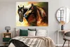 MuchoWow® Poster Malerei - Pferde - Tiere - Ölgemälde Produktbild-Vorschau 4