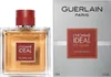 A bottle of Guerlain L'Homme Idéal Extreme Eau de Parfum for men and its packaging are displayed side-by-side against a white background. Anteprima dell’immagine prodotto