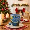 DUO ART GALLERY Becher 400 ml mit Teesieb STARRY NIGHT Produktbild-Vorschau 7