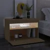 vidaXL TV-Schrank mit LED-Leuchten Sonoma-Eiche 60x35x40 cm Produktbild-Vorschau 16