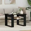 vidaXL Stolik kawowy o wyglądzie czarnego dębu 64 x 54 x 44 Podgląd zdjęcia produktu 2