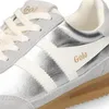 Gola Damen-Sneaker Firefly Metallic Silber-Off-White-Weiß, Produktbild-Vorschau 23