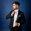 Cravate classique pour hommes, mate, couleurs variées TMM-7 Voir les images du produit 3