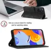 A person's hands are shown interacting with a laptop, while a black phone case with a phone inside is displayed in the foreground. Produktbild-Vorschau