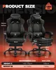 GTPLAYER Gaming Stuhl mit Fußstütze, Ergonomischer Produktbild-Vorschau 7