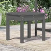 Gartenbank Grau 50x44x45 cm Massivholz Kiefer , Gartenbänke Produktbild-Vorschau 3