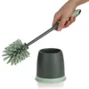 com-four® Toilettenbürste - WC-Bürste mit Halter - Produktbild-Vorschau 4