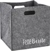 4 Stück Filztasche Aufbewahrungsbox mit Spruch 28 x 28 cm Produktbild-Vorschau 2