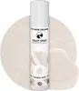 A white spray can of food coloring is placed on a textured, light-colored background. Produktbild-Vorschau