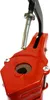 A close-up view of a red bottle capper mechanism. Anteprima dell’immagine prodotto