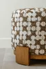 Indore Home - Fien - Pouf - Ottoman - Braun - Beige Produktbild-Vorschau 2