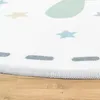 Tapis pour enfants rond lavable chambre d'enfants avion Voir les images du produit 7