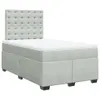 Boxspringbett mit Matratze Hellgrau 120x200 cm Samt Produktbild-Vorschau 3