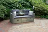 Garden Pleasure Loungesofa Valetta, hellgrau Kunststoff, Produktbild-Vorschau 4