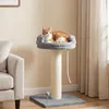 PawHut Kratzbaum klein, 85 cm Katzenbaum, Katzenkratzbaum Produktbild-Vorschau 8