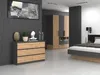 Komoda MALWA M6 120 Antracit + dub artisan Náhled obrázku produktu 8