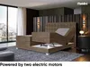 MEBLINI Boxspringbett Elektrisch Verstellbar - Gepolstert Produktbild-Vorschau 4