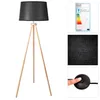 CCLIFE Stehlampe LED Holz Standleuchte Stehleuchte Produktbild-Vorschau 3