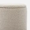 sweeek - Stoffhocker mit Stauraum - Weiß Produktbild-Vorschau 3