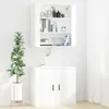 vidaXL Wandschrank Weiß 80x33x80 cm Holzwerkstoff Produktbild-Vorschau 7
