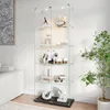 INONEFT Glazen displaykast, staande vitrine met Productafbeelding-voorbeeld 2