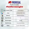 Profi Plattformwagen | HxBxT 102x60x98cm | Traglast 450kg | Produktbild-Vorschau 7
