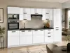 ULWEHOME | Küchenzeile 300 cm Weiß Hochglanz mit 2 Produktbild-Vorschau 3