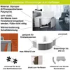 ECOLAM Badewanne Eckbadewanne IRMA 140 x 140 cm + Styropor Produktbild-Vorschau 6