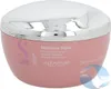 A pink jar of hair mask with a silver lid, set against a white background. Voir les images du produit