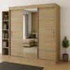 Szafa 3-drzwiowa przesuwna RIO-3 180x215cm kolor dąb sonoma Podgląd zdjęcia produktu 1