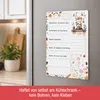 Menüplaner Otterliebe magnetisch A4 - Wochenplaner & Produktbild-Vorschau 4