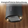 KLAMER Inselabzugshaube Schwarz, 536 m³/h, Dunstabzugshaube Produktbild-Vorschau 5