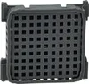 A close-up, front-facing view of a black electrical connector with many small square openings arranged in a grid. Produktbild-Vorschau