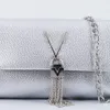 VALENTINO BAGS Divina Umhängetasche Silber Produktbild-Vorschau 4