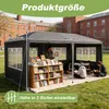 A pop-up tent set up outdoors, used as a book stall with people browsing. Voir les images du produit