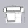 Banco reception, bancone da bar, design con angoli Anteprima dell’immagine prodotto 11