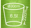 Lafiora Roma keramický květináč Ø 30 cm H 22 cm terakota Náhled obrázku produktu 5