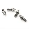 Several metal spikes with threaded screws are arranged on a white background. Produktbild-Vorschau