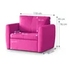 Relaxsessel KAMEL, Rosa, Loungesessel mit Bettfunktion, Produktbild-Vorschau 10