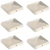 Tappi per pali 6 pz. Piramide in acciaio inox 101 x 101 mm Anteprima dell’immagine prodotto 8