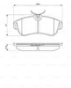 Bosch Bremsbelagsatz, Scheibenbremse  0 986 461 147 Produktbild-Vorschau 12